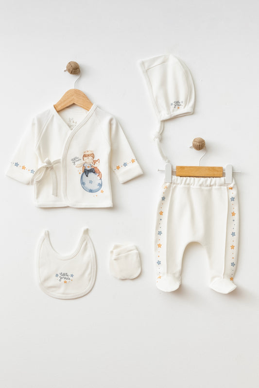 Babylim Küçük Prens Erkek Bebek Hastane Çıkışı Seti